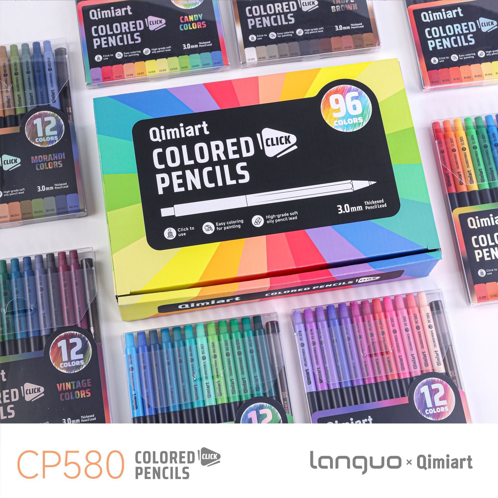 Staedtler Pencil Lumocolor - مجموعة أقلام تلوين قابلة للسحب بـ