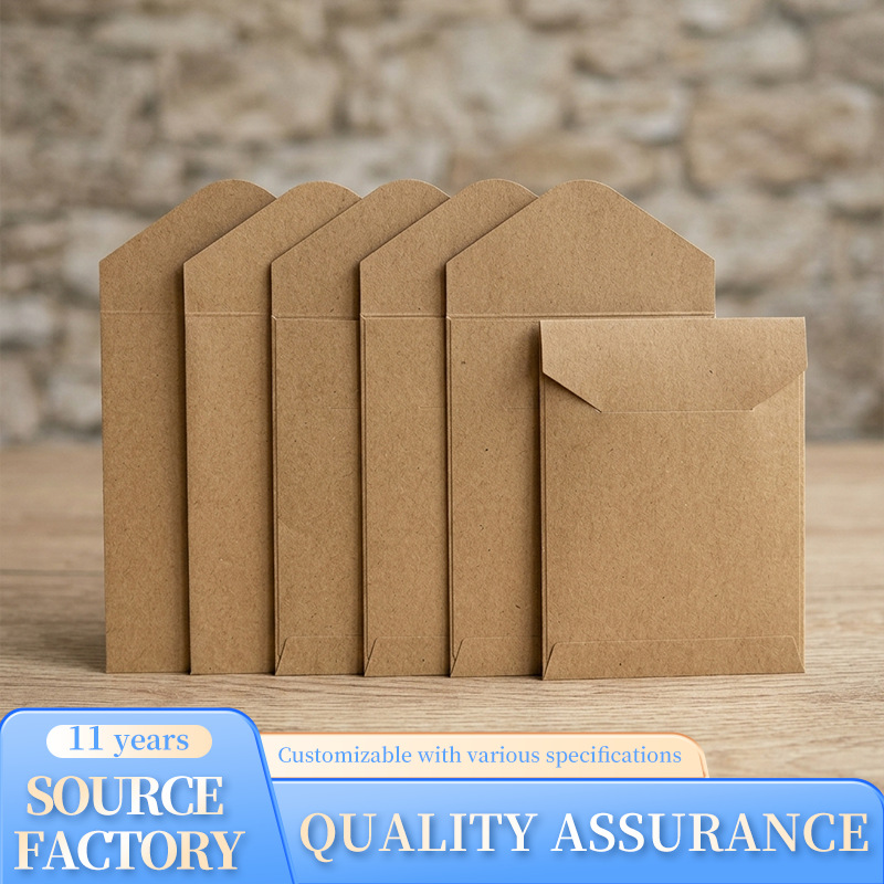 Letter Envelope Kraft - 50 قطعة/مجموعة من أكياس بذور وملفات