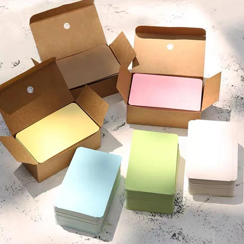 Letter Envelope Kraft - 100 قطعة من ورق الكرافت بطاقات