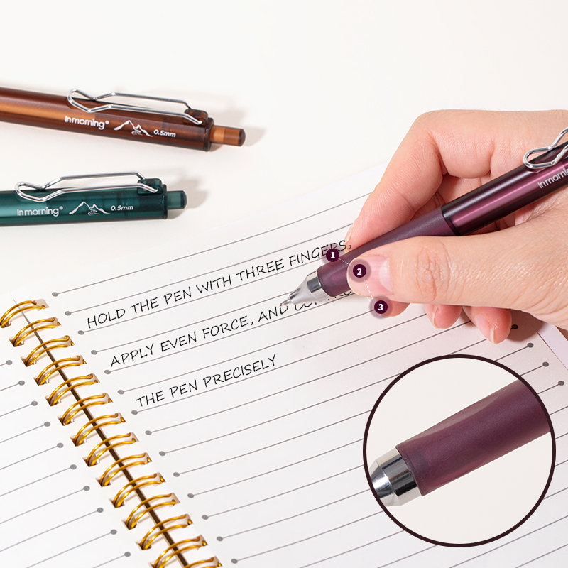 3 أقلام جل ضغطية بلون داكن/صند - مراجعة Pentel Pen Energel وسعره