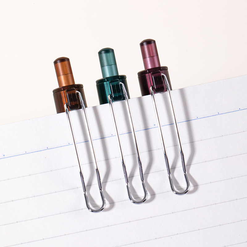 3 أقلام جل ضغطية بلون داكن/صند - مراجعة Pentel Pen Energel وسعره
