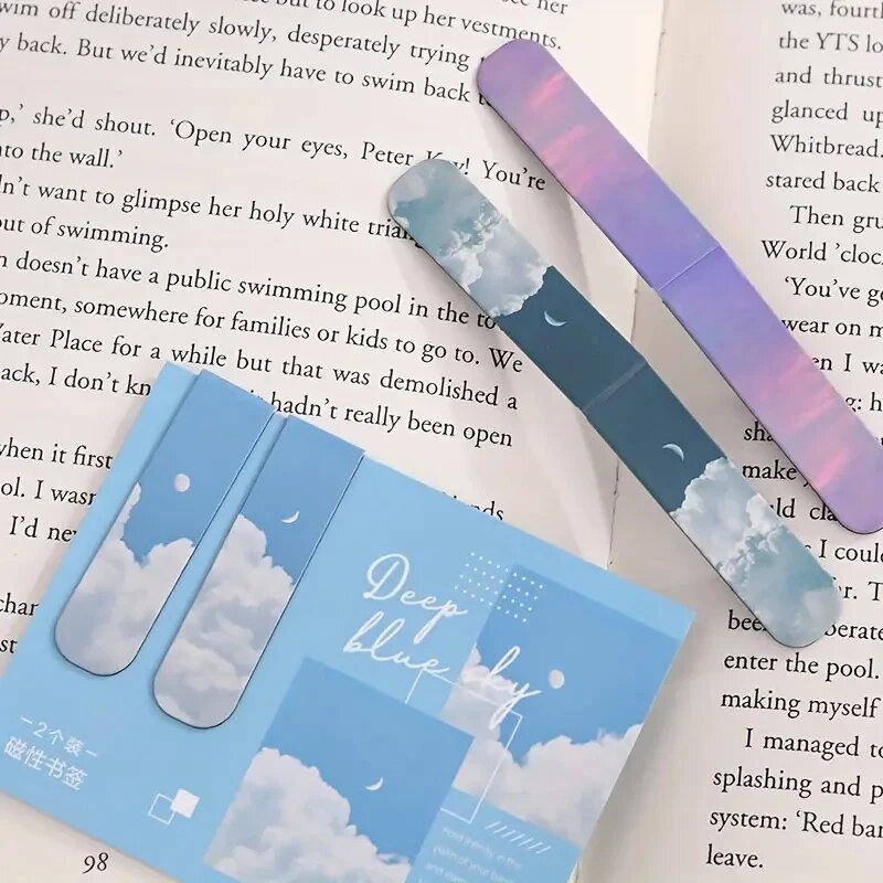 2 قطعة/مجموعة فواصل كتب مغناطي - مراجعة Paperclip Magnetic Set وسعره