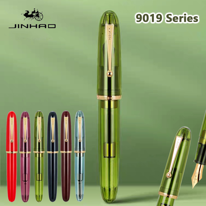 Jinhao 9019 قلم حبر شفاف فاخر  - مراجعة Stationery Supply Business وسعره