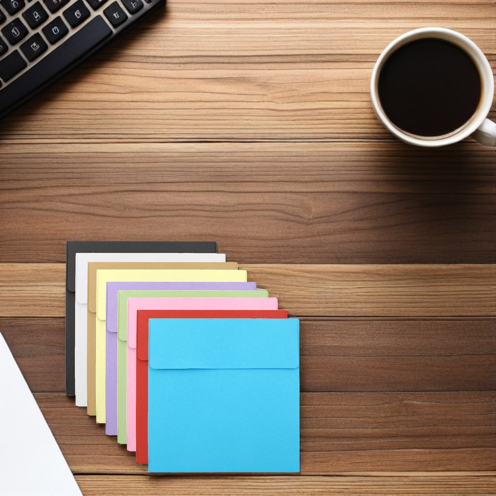100 قطعة من المغلفات الورقية ا - مراجعة Letter Envelope Kraft وسعره
