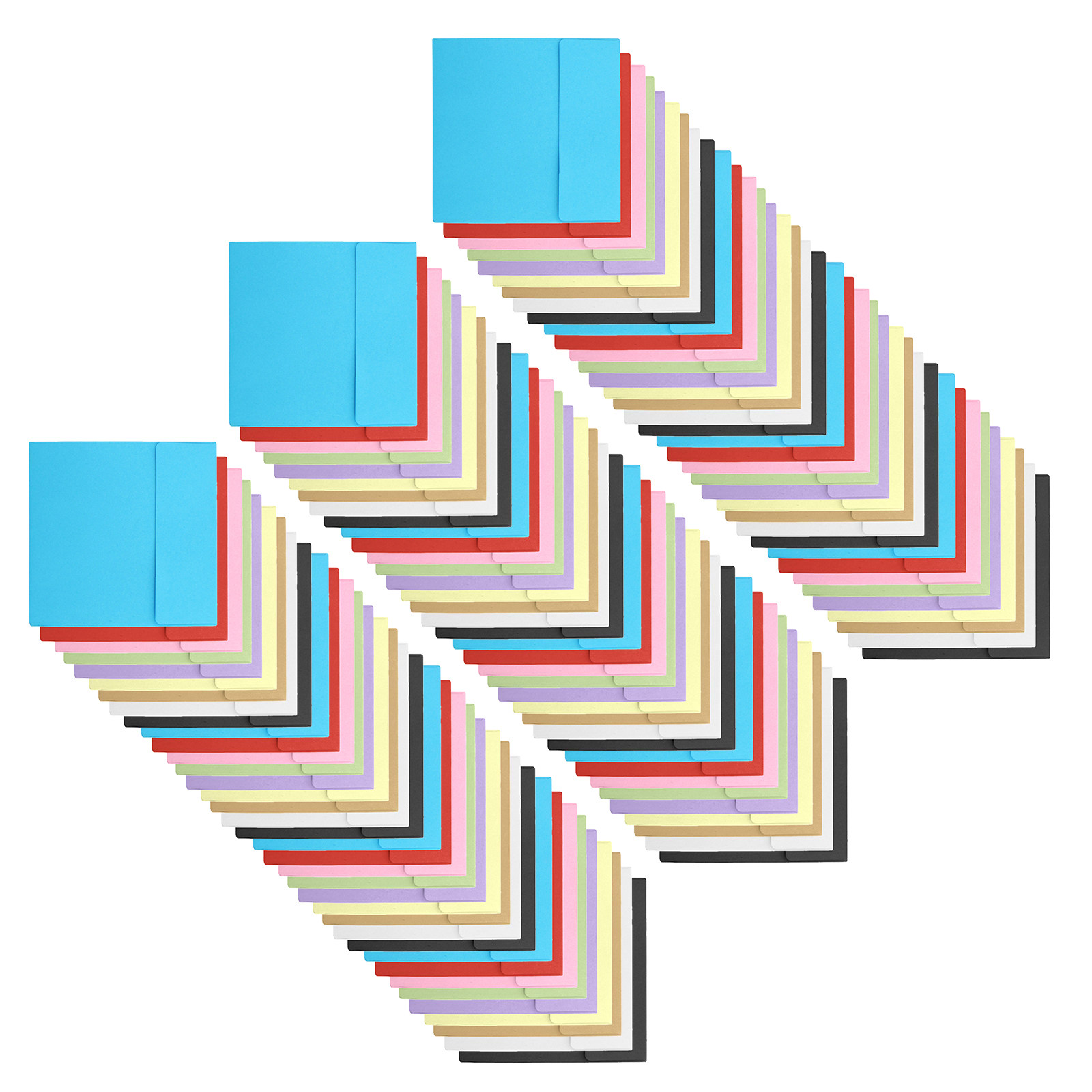 100 قطعة من المغلفات الورقية ا - مراجعة Letter Envelope Kraft وسعره