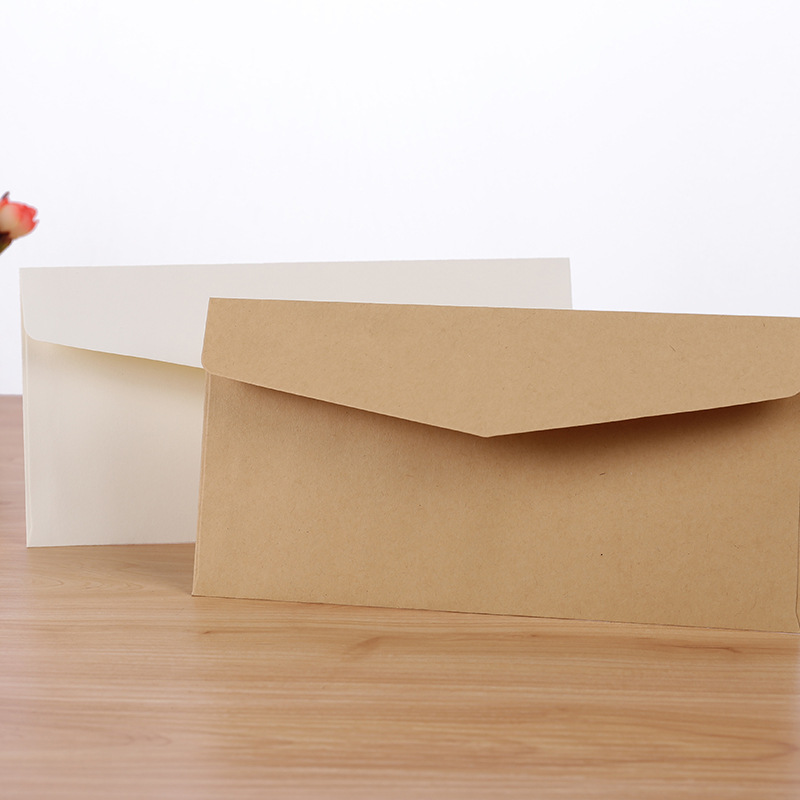 10 قطعة المغلفات الورقية الكلا - مراجعة Letter Envelope Kraft وسعره
