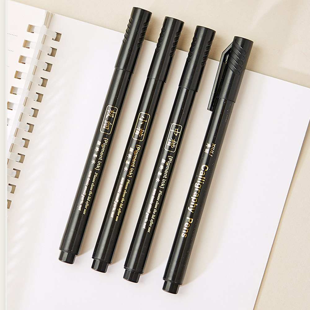 4 قطعة قلم فرشاة قلم الخط الكل - مراجعة Stationery Warehouse وسعره