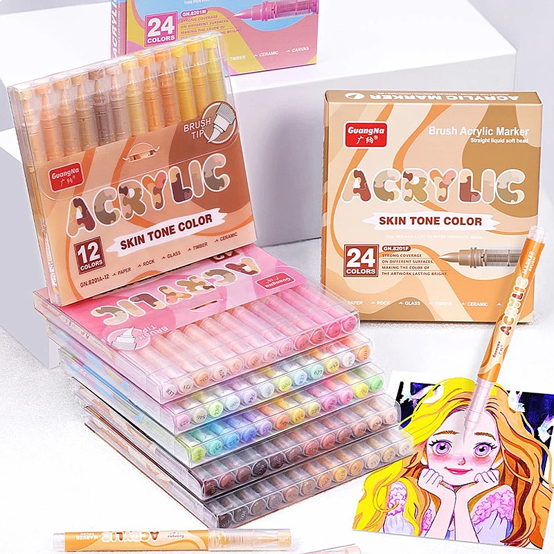 مجموعة أقلام ماركر أكريليك ناع - مراجعة Copic Marker Sketch وسعره