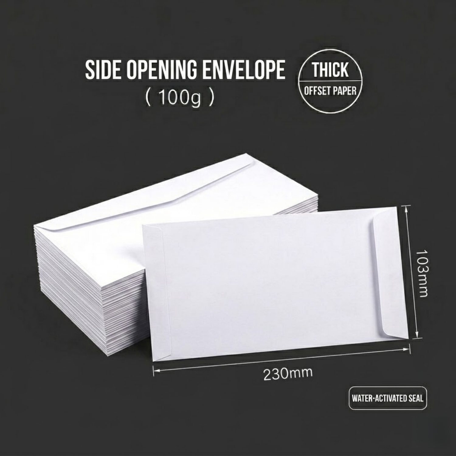 50 قطعة من المغلفات البيضاء مق - مراجعة Letter Envelope Kraft وسعره