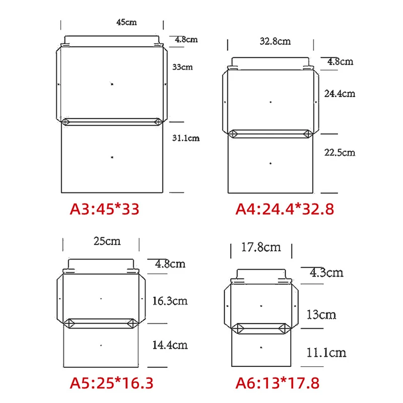 30 قطعة مغلف A3 A4 A5 A6 بطاقا - مراجعة Letter Envelope Kraft وسعره