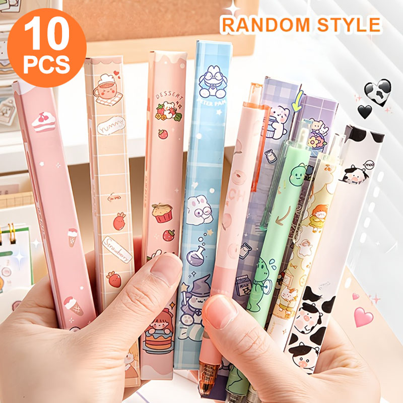 10 أقلام جل فردية في صندوق مفا - مراجعة Stationery Supply Business وسعره